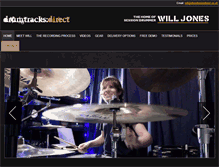 Tablet Screenshot of drumtracksdirect.co.uk